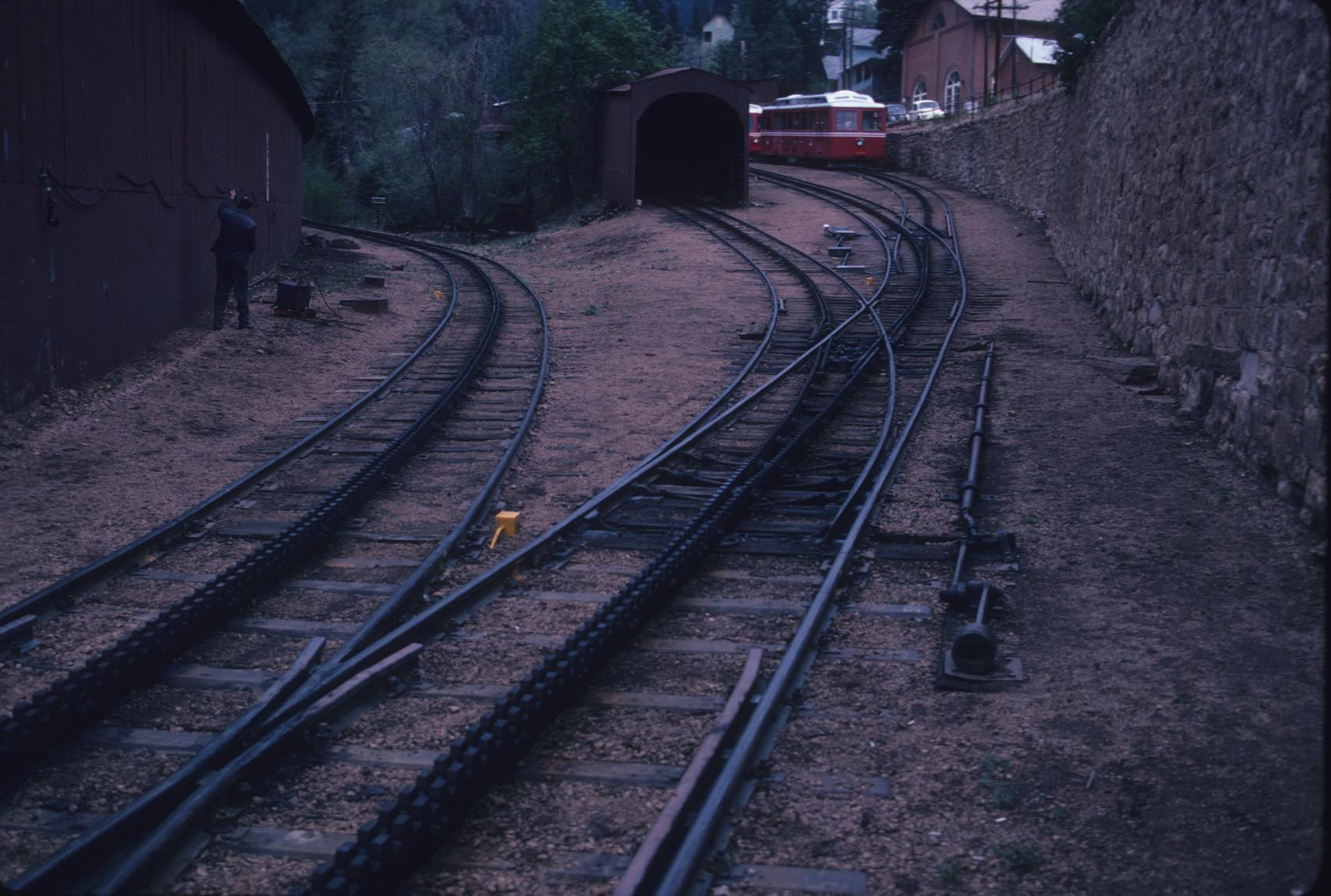 Track Switches at Base Station Manitou Springs