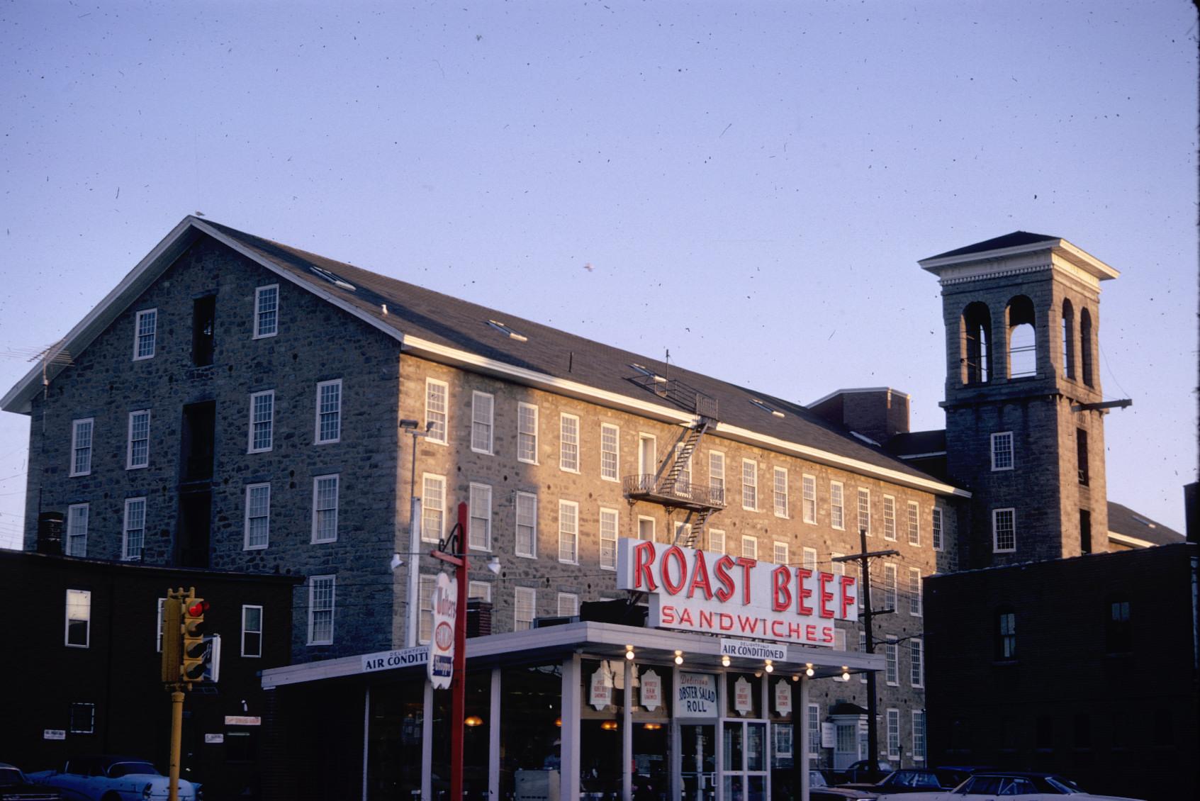 View of the Crescent Mill (later Merchant's Mill No. 3) and it's bell…