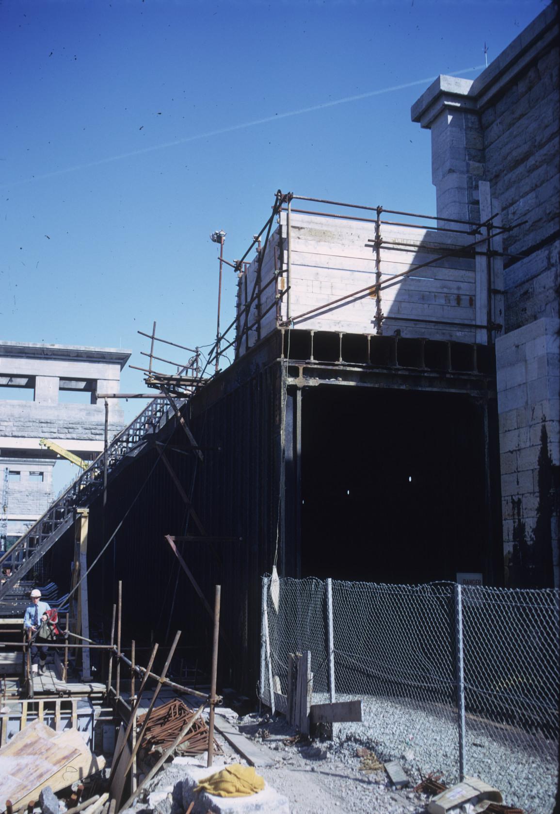 View of East end of tube