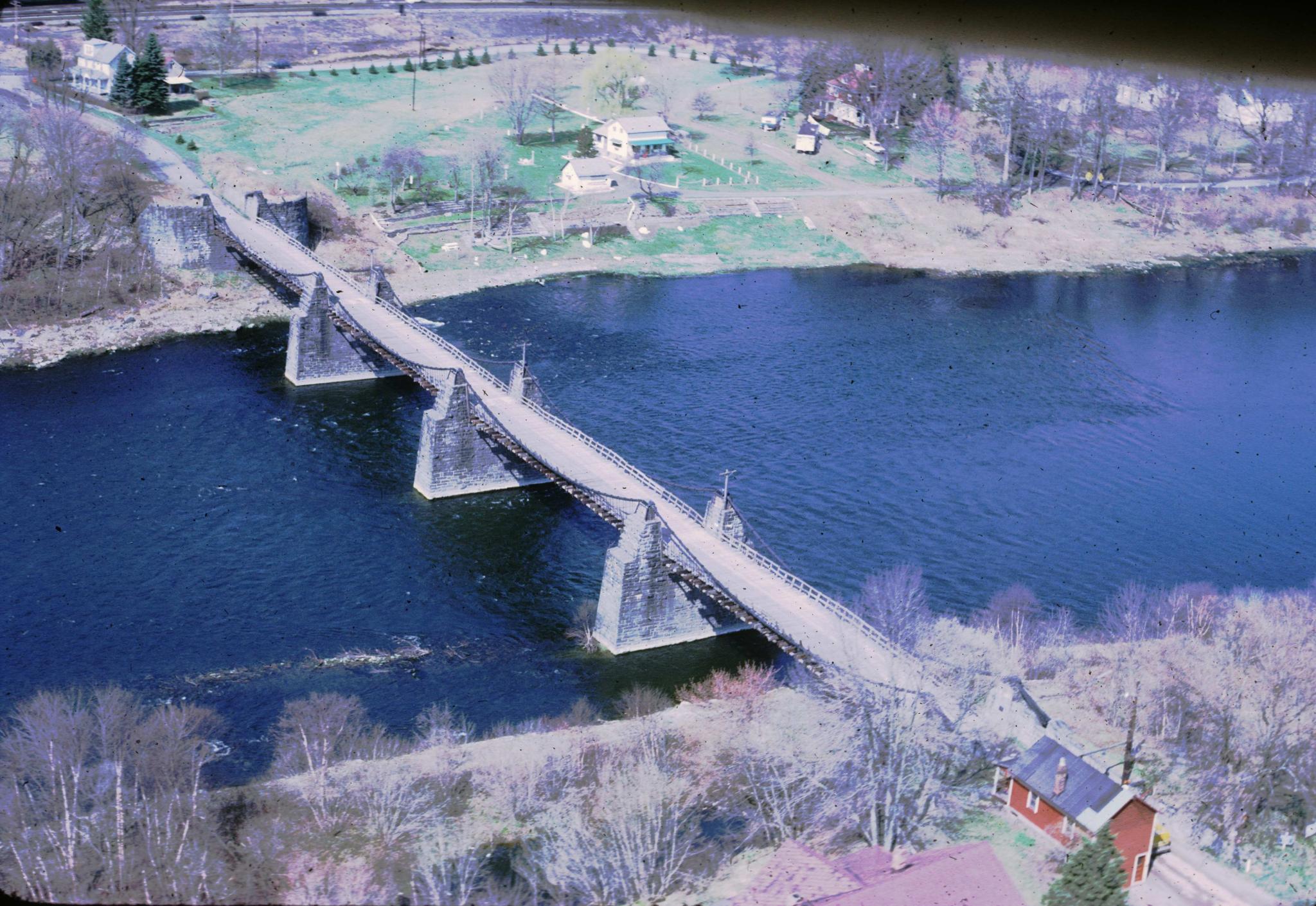 Aerial view of Delaware Aqueduct from the HAER Mohawk-Hudson survey.