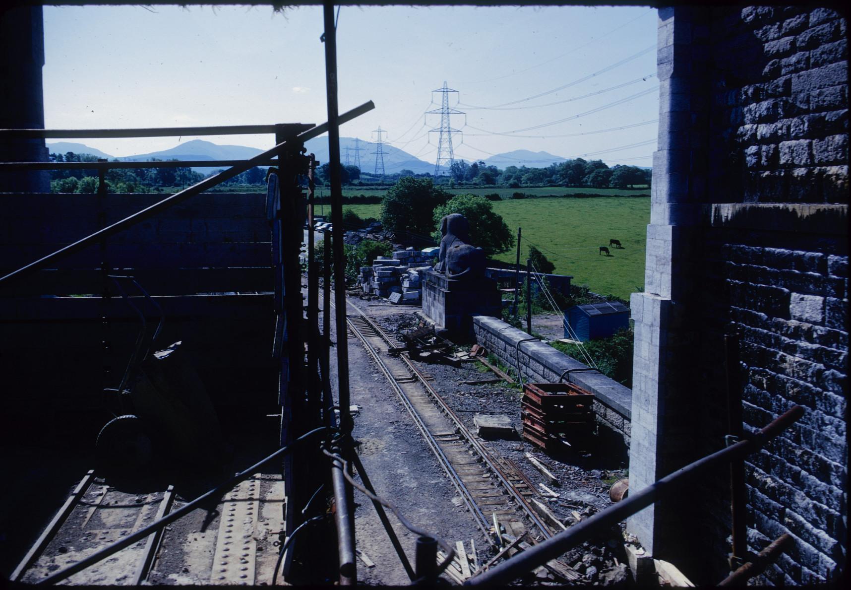 View through South portal from top of East tube