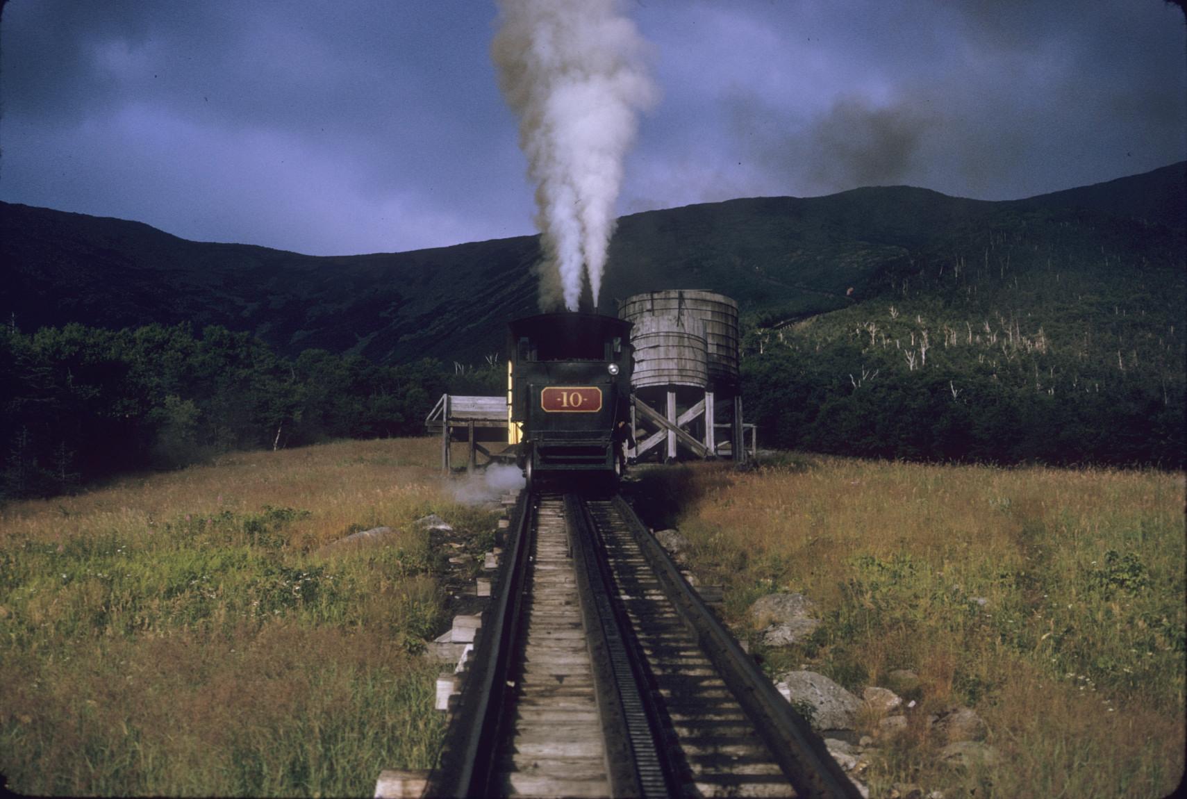 Up train taking on water