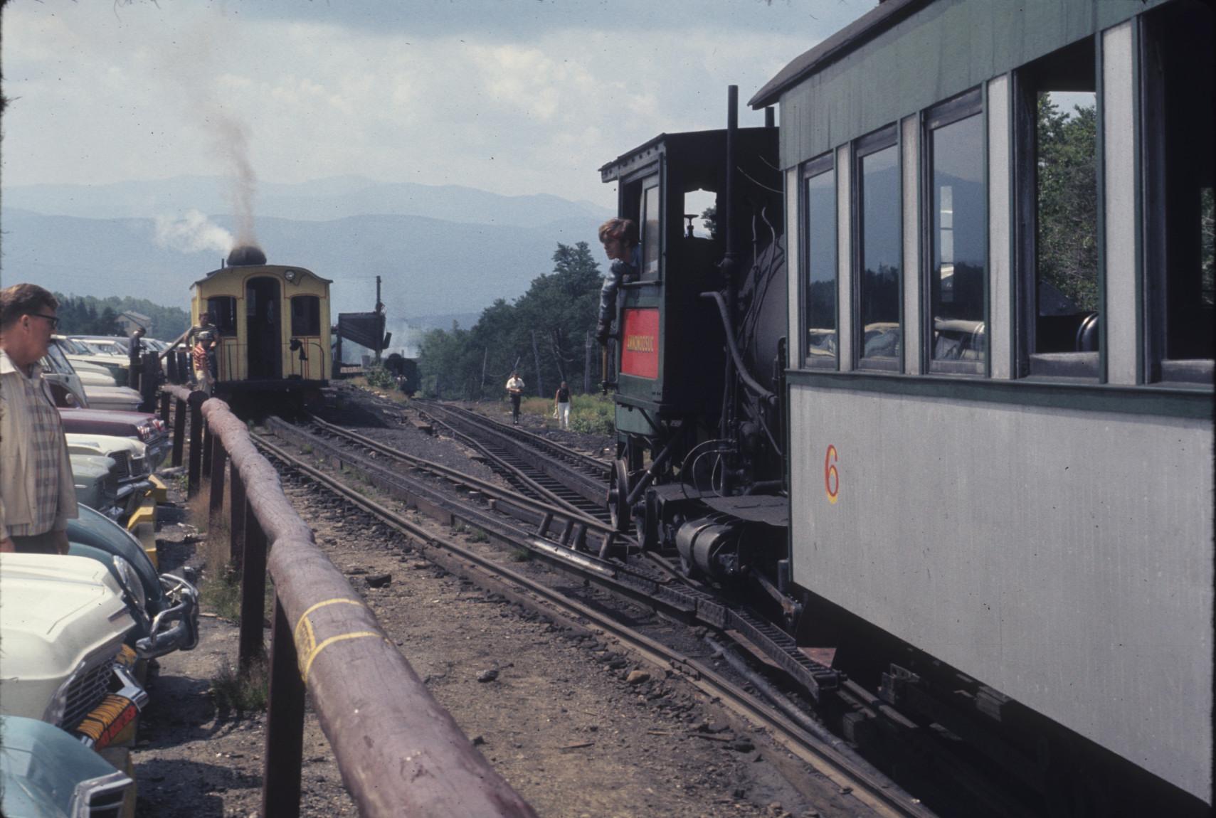 Trains switching out at Base station