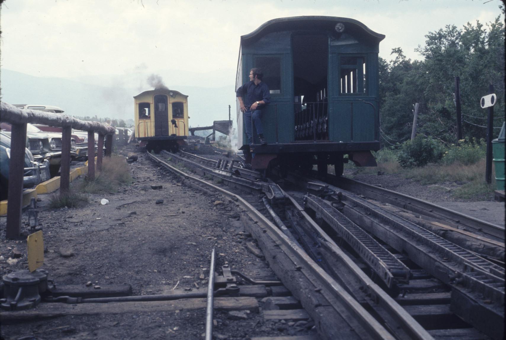 Trains switching out at Base station