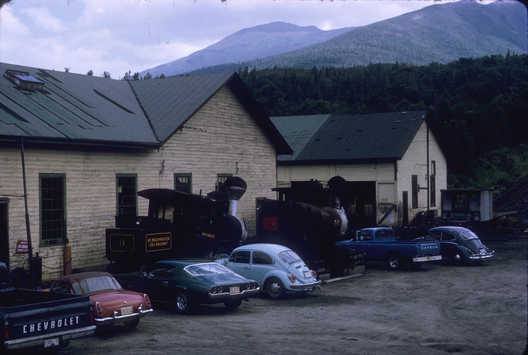 Base station workshop with two steam engines