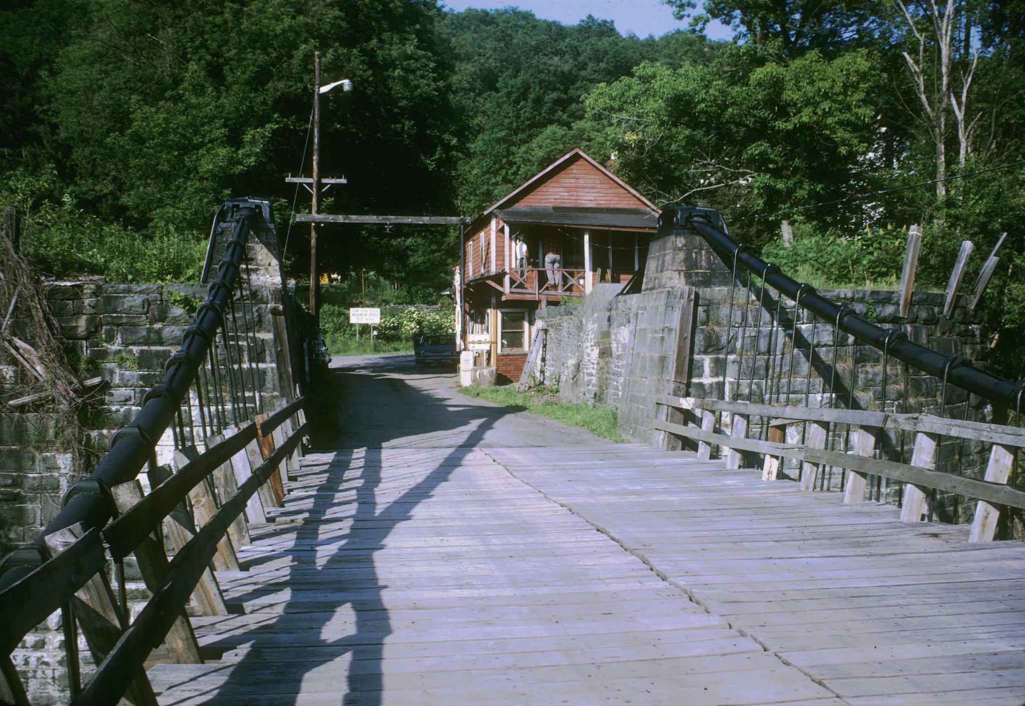 Photograph of toll house from Delaware Aqueduct.The aqueduct was…