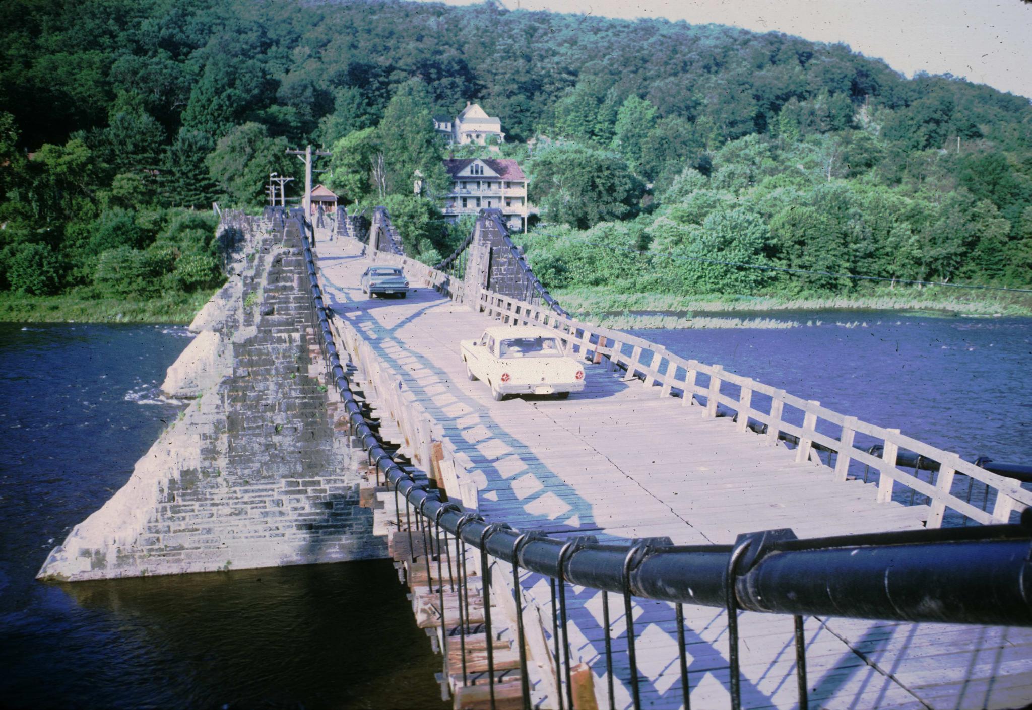 Photograph of Delaware Aqueduct.The aqueduct was constructed on the…