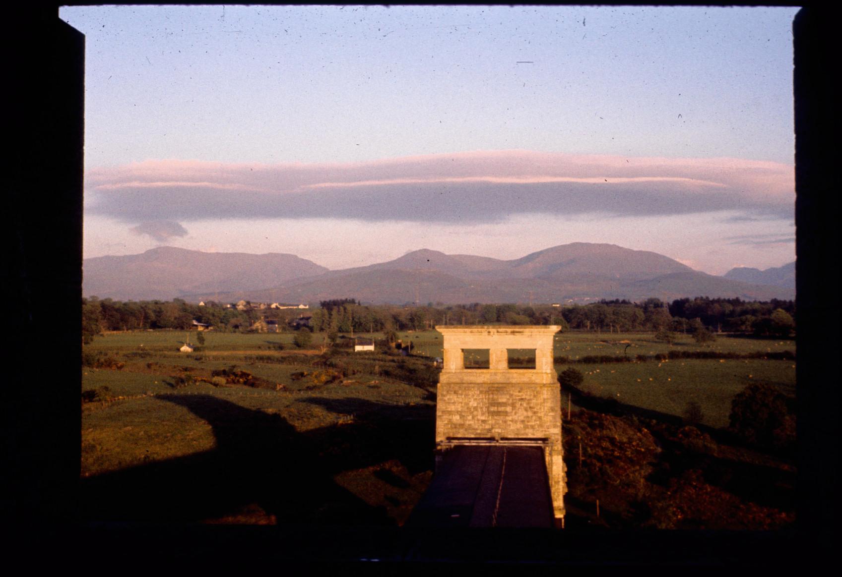 view from the chain slot of the central tower