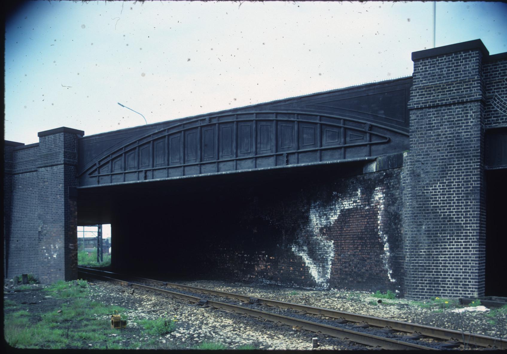 Cast Iron Girder, highway over railWellington Road, Stockport (near…