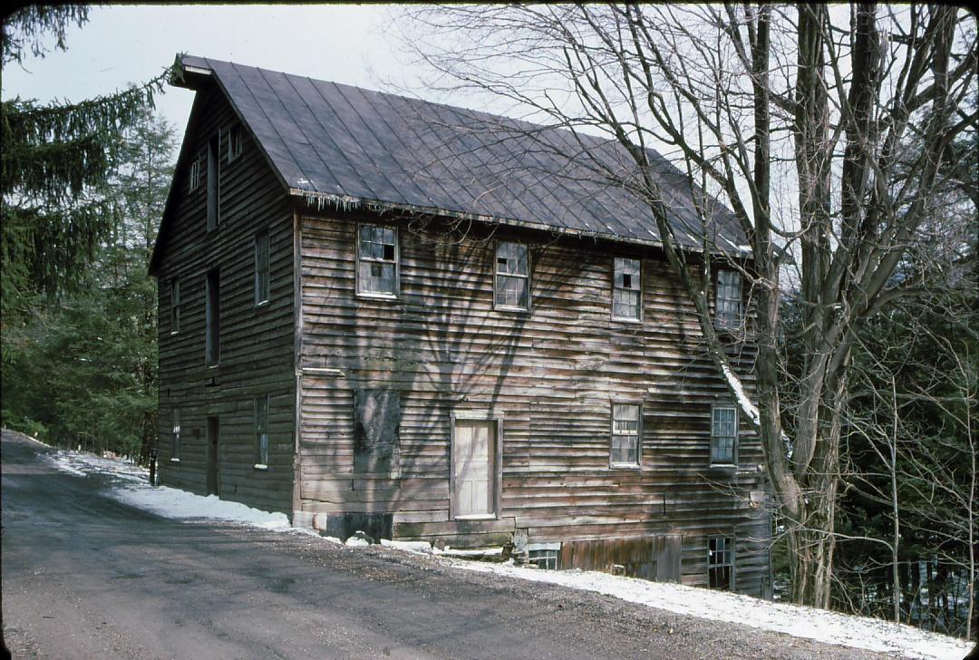 wooden mill structure at Kaese Mill