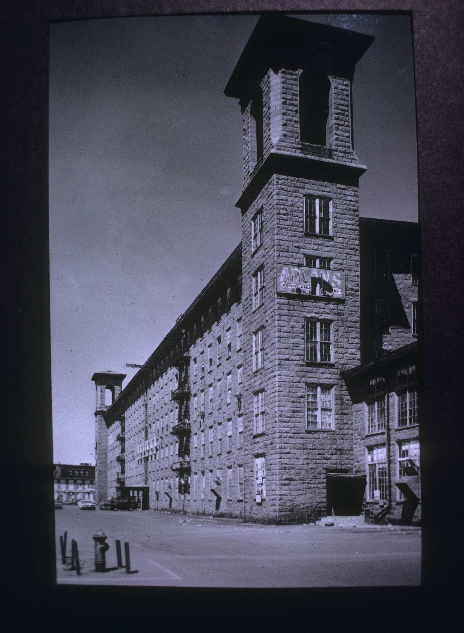 NETMS photo of the Richard borden Mill No. 1 in Fall River, MA.  Unknown date…