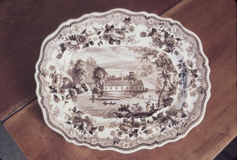 Image of plate owned by John Remenschneider of Saugerties, NY, showing…