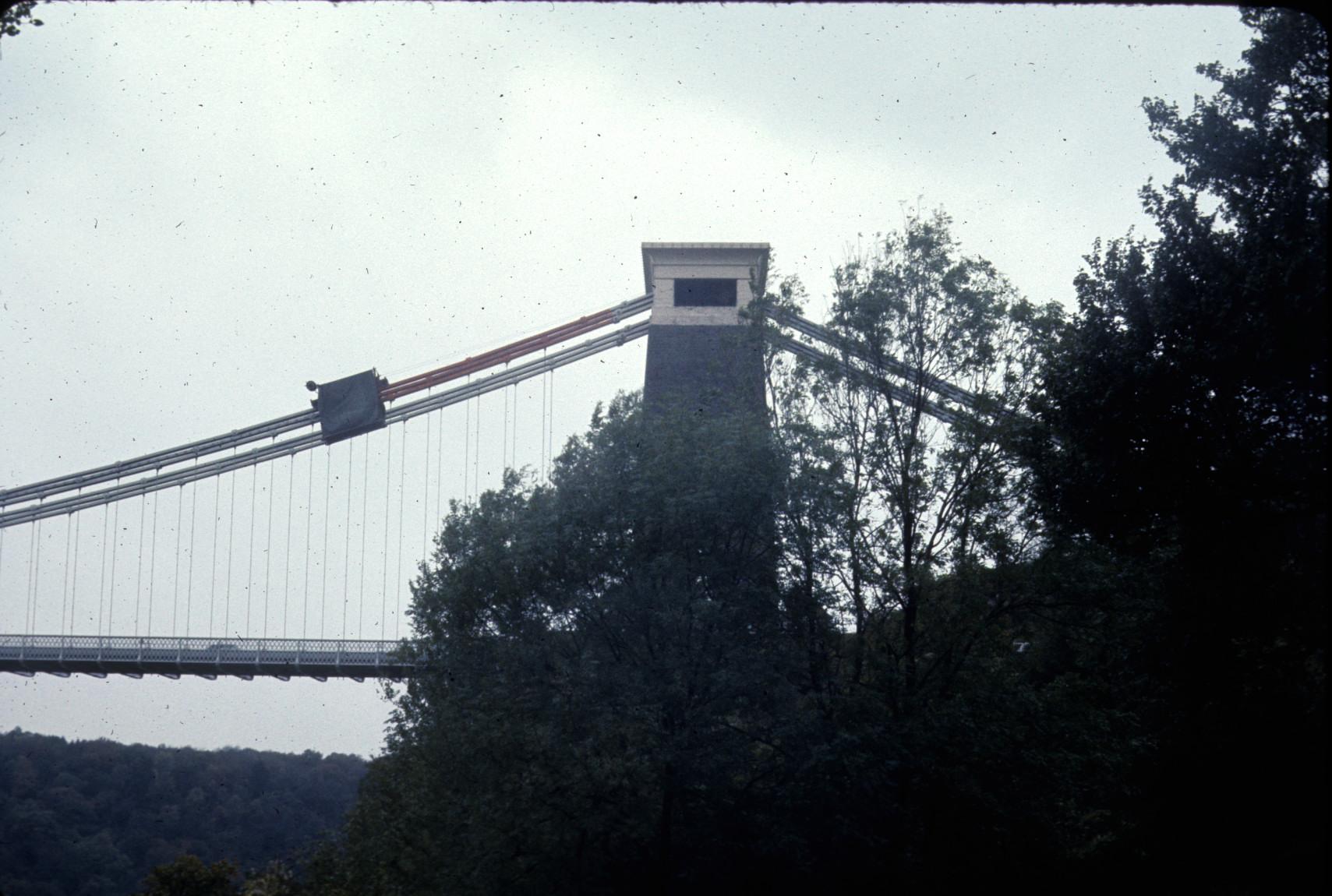 View from landside showing chain painting