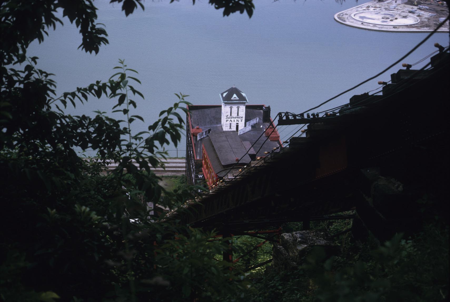 View of supporting structure under track