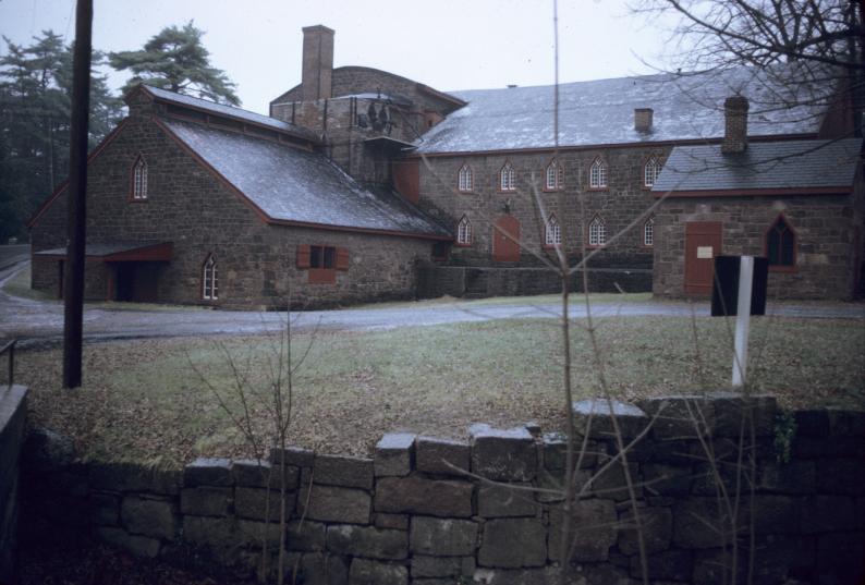 View of iron funace and associated buildings