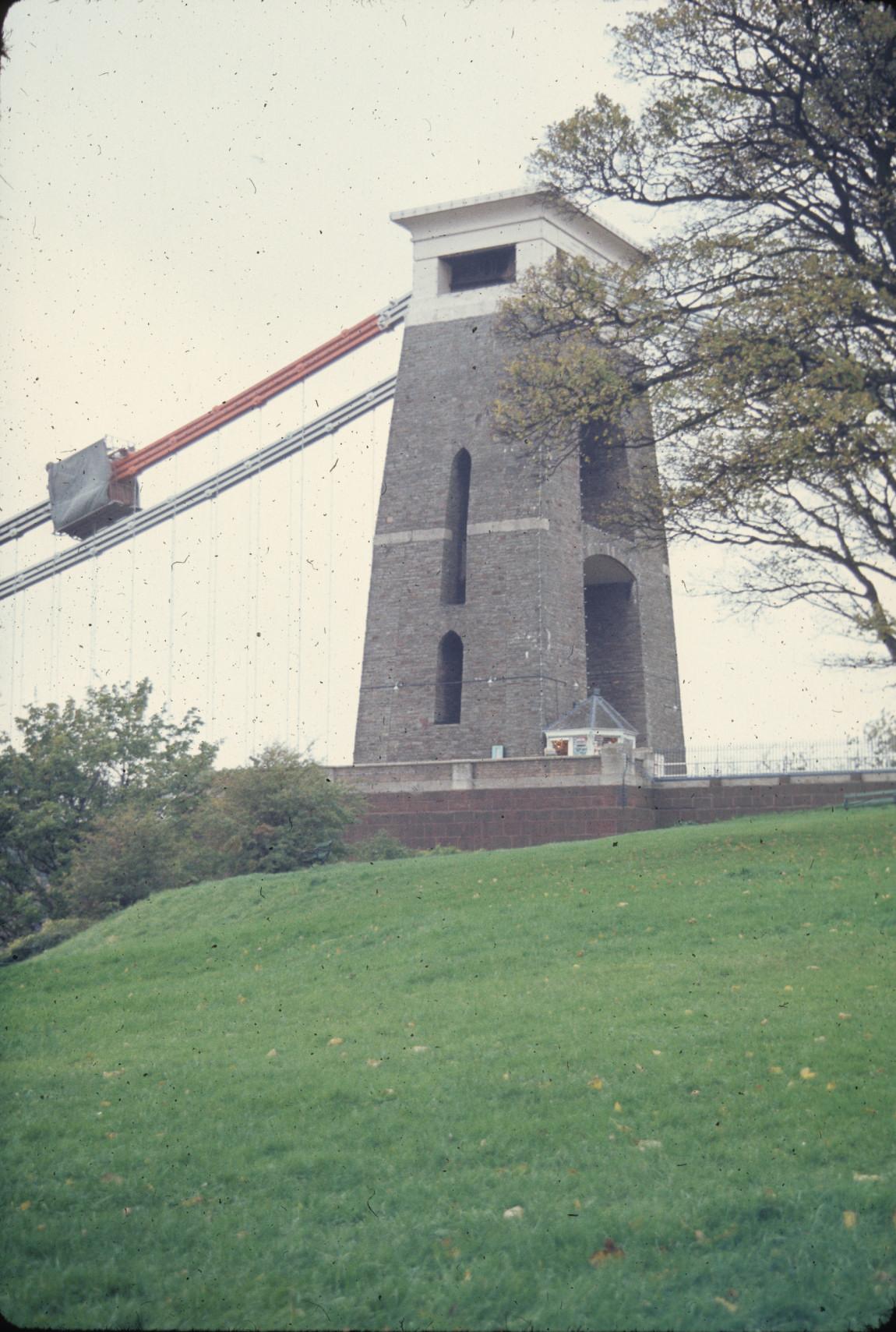 View from landside, showing chain maintenace