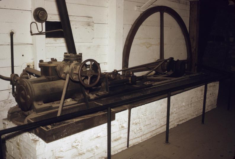 West Point Foundry steam engine installed to power blast blowing system