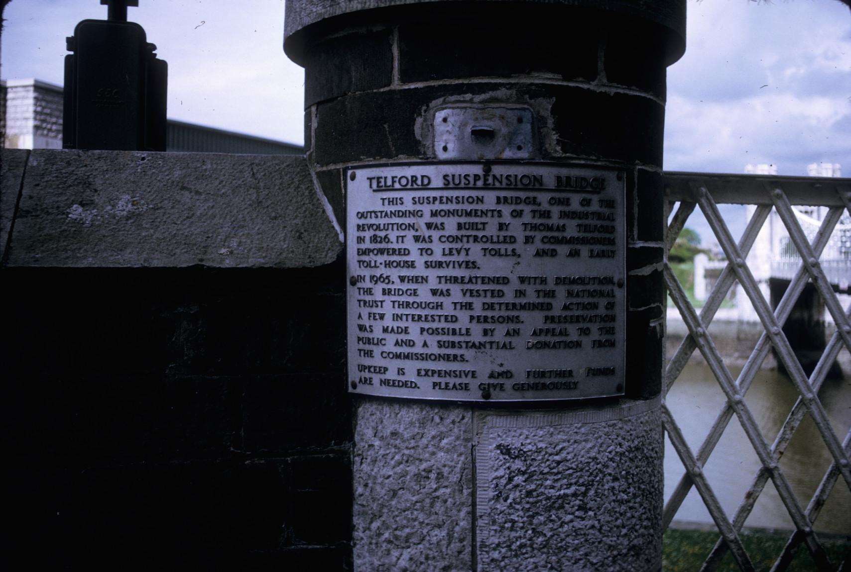 Bridge maintained by National Trust - appeal for donations