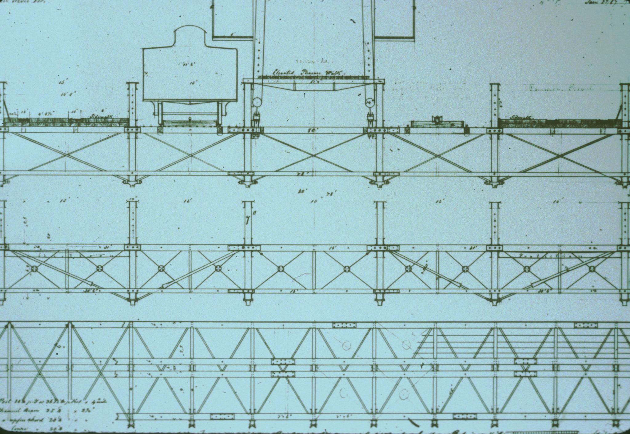 Unlabeled slide showing cross-section of bridge.  Most likely it is the…