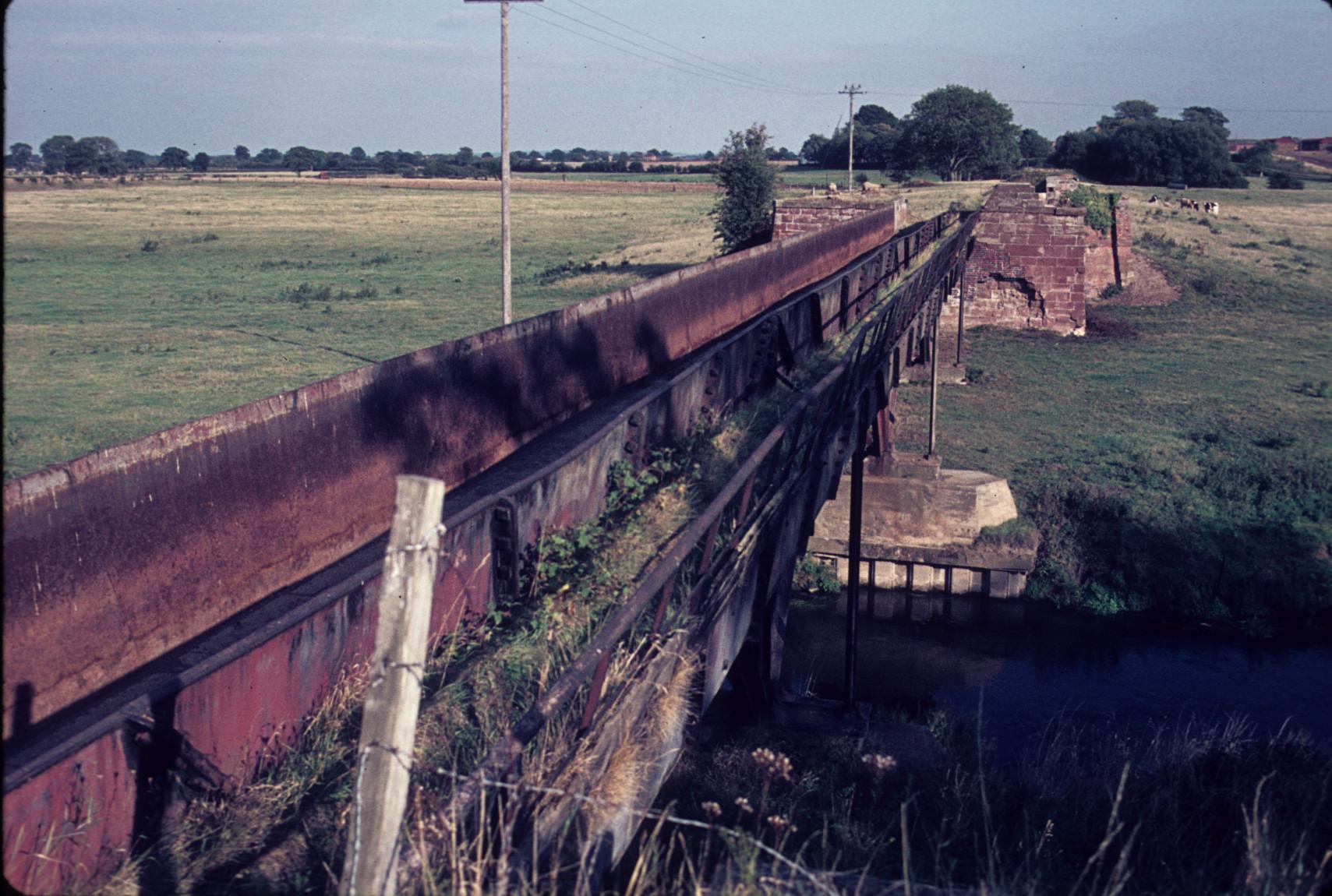 View of trough and elevated tow path