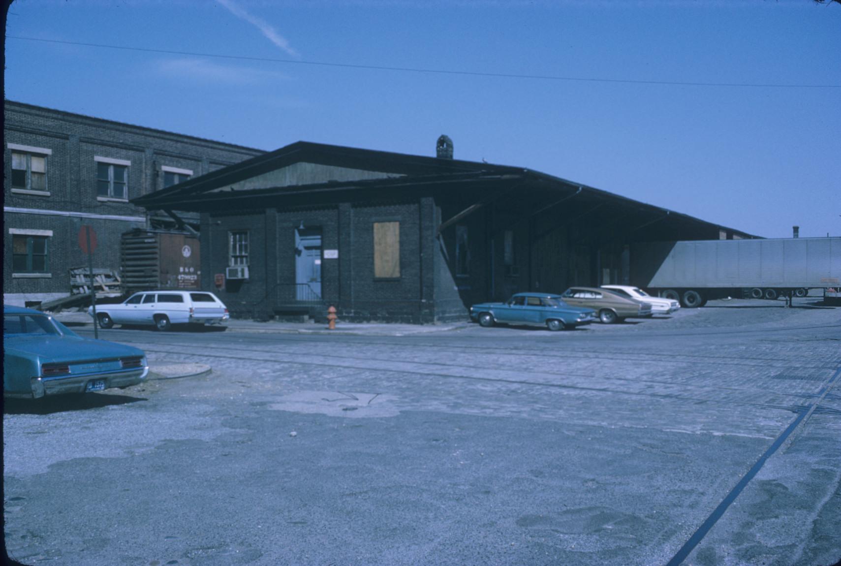 View of end and delivery sidePresident Street freight stationBaltimore,…