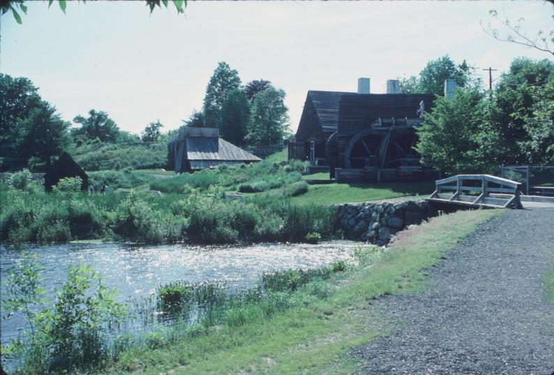 General arrangement of (reconstructed) iron works, including pond, rolling/…