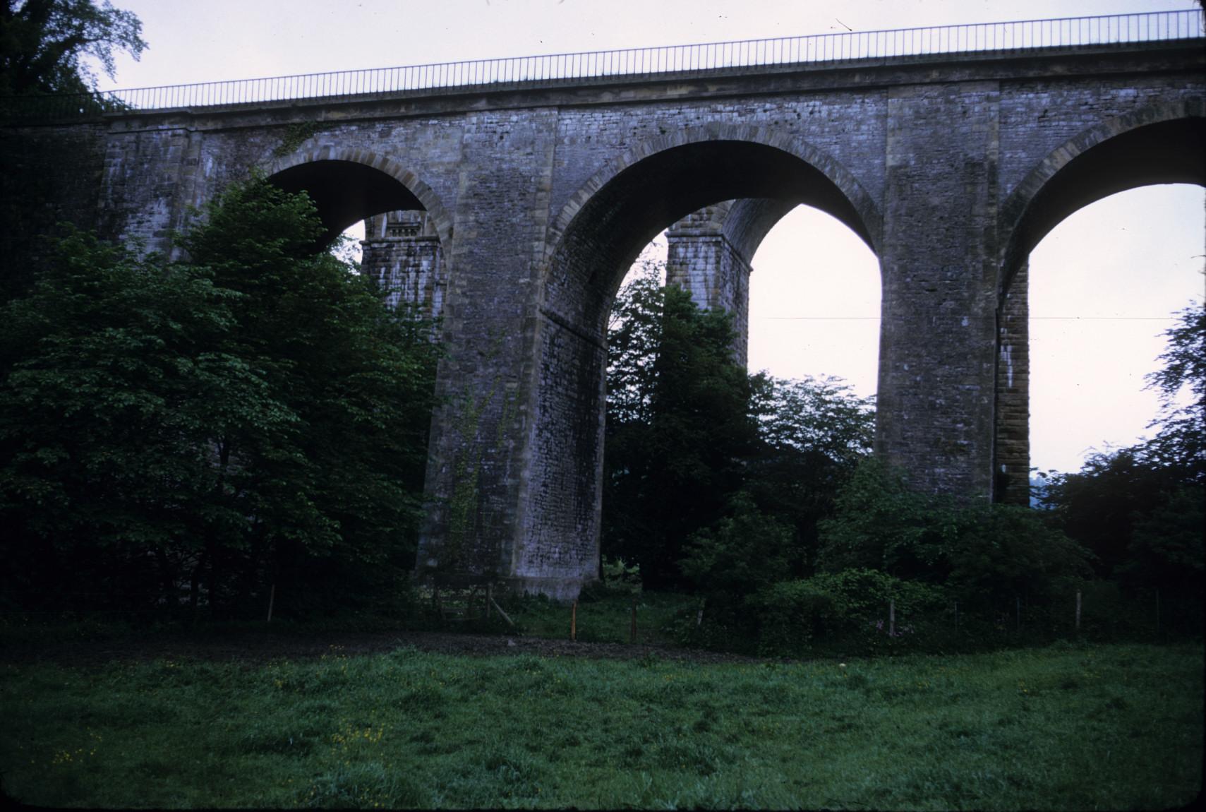 Half in England, half in Wales, this is Thomas Telford\'s aqueduct over…