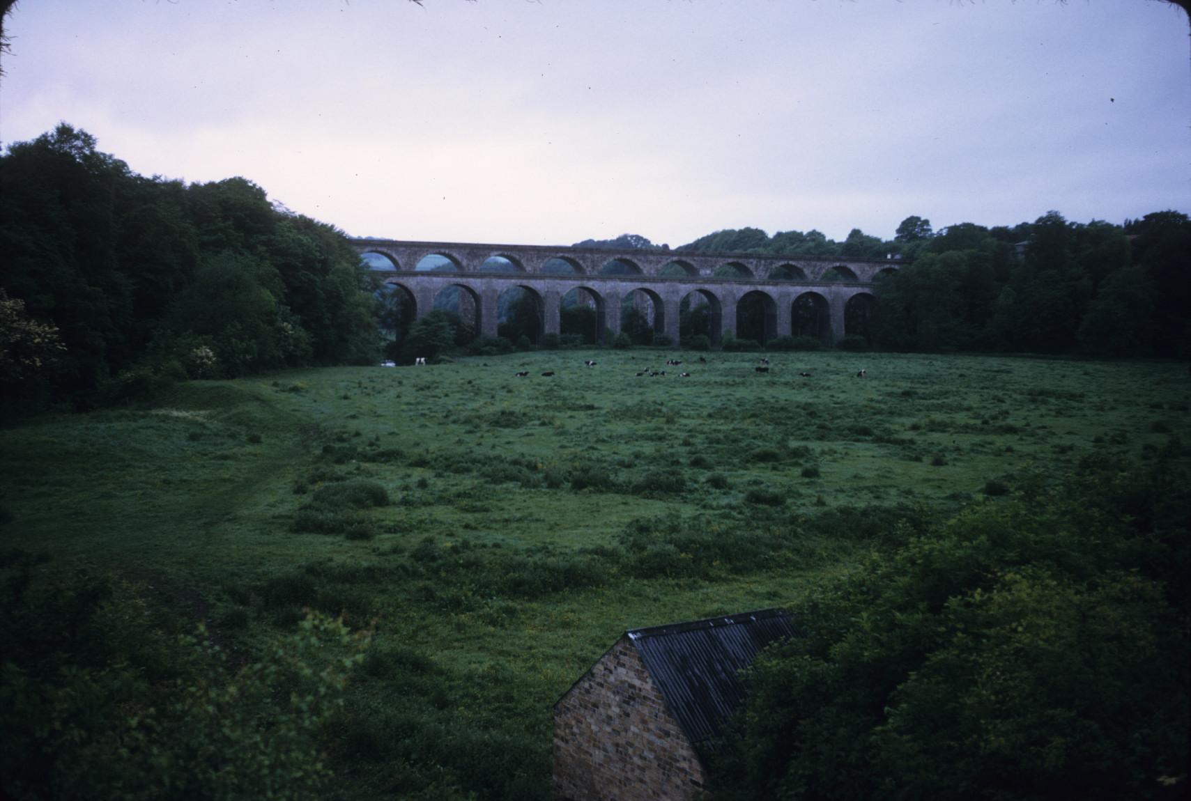 Half in England, half in Wales, this is Thomas Telford\'s aqueduct over…