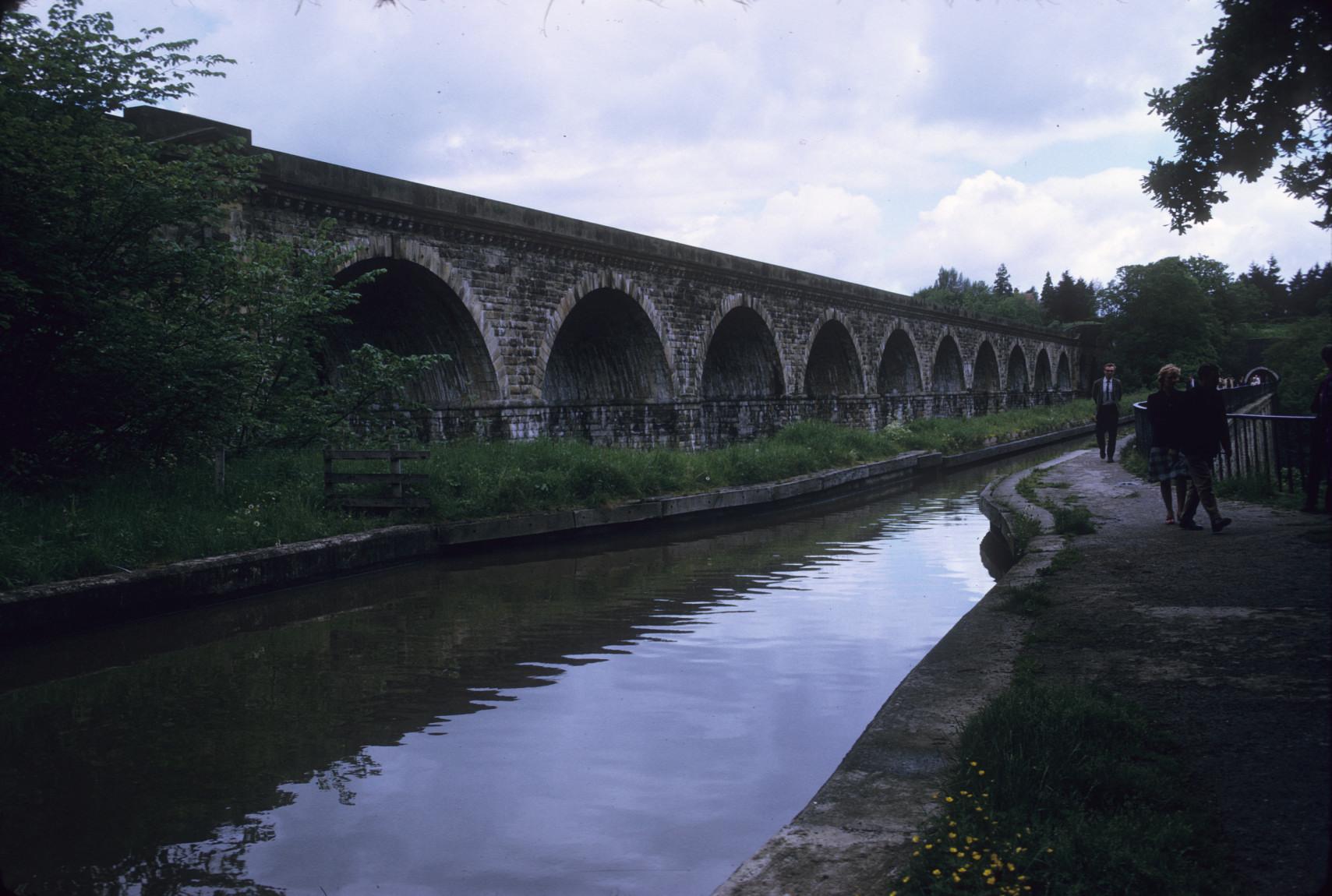 Half in England, half in Wales, this is the view from Thomas Telford\'s…