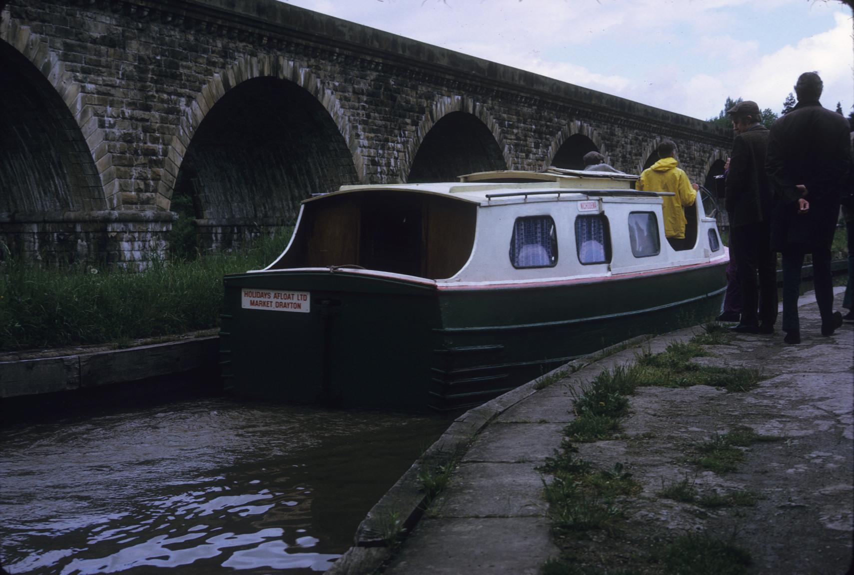 Half in England, half in Wales, this is the view from Thomas Telford\'s…