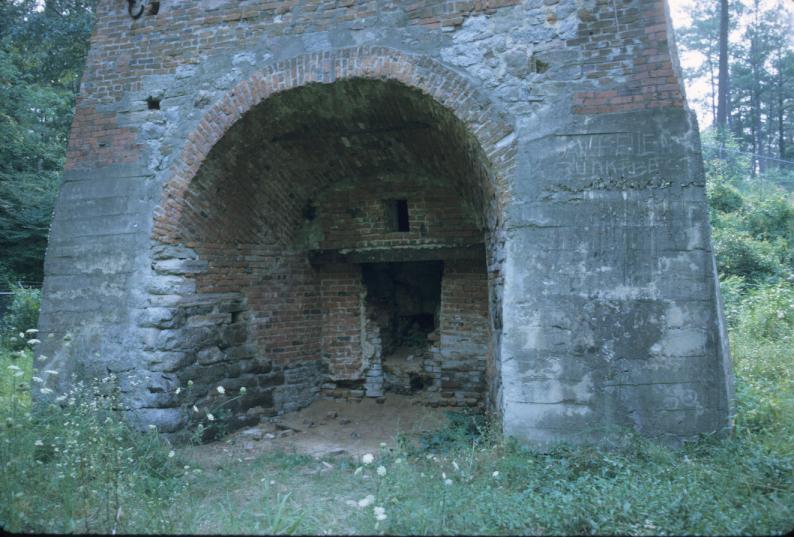 Furnace tapping arch and bosch support ring