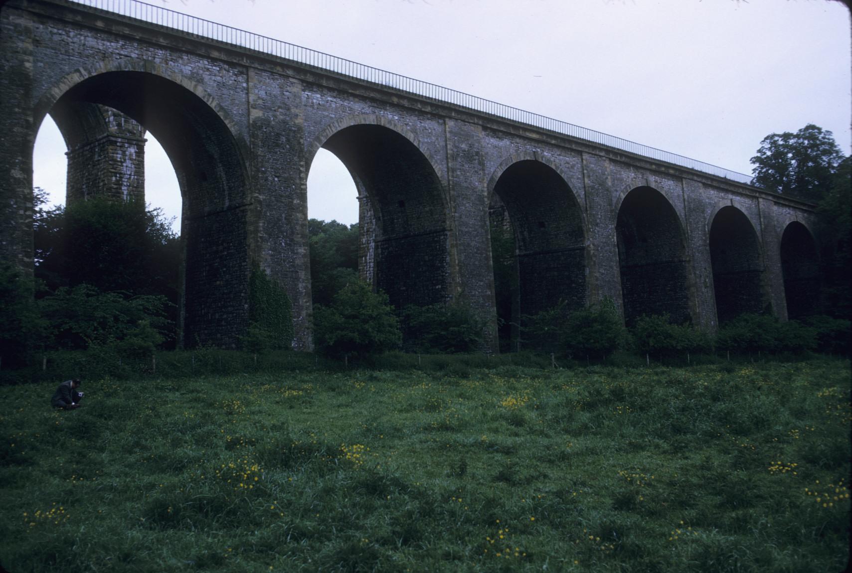 Half in England, half in Wales, this is Thomas Telford\'s aqueduct over…