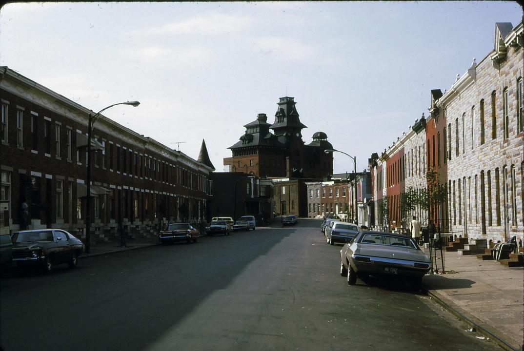 Street, houses, and Brewhouse 1887