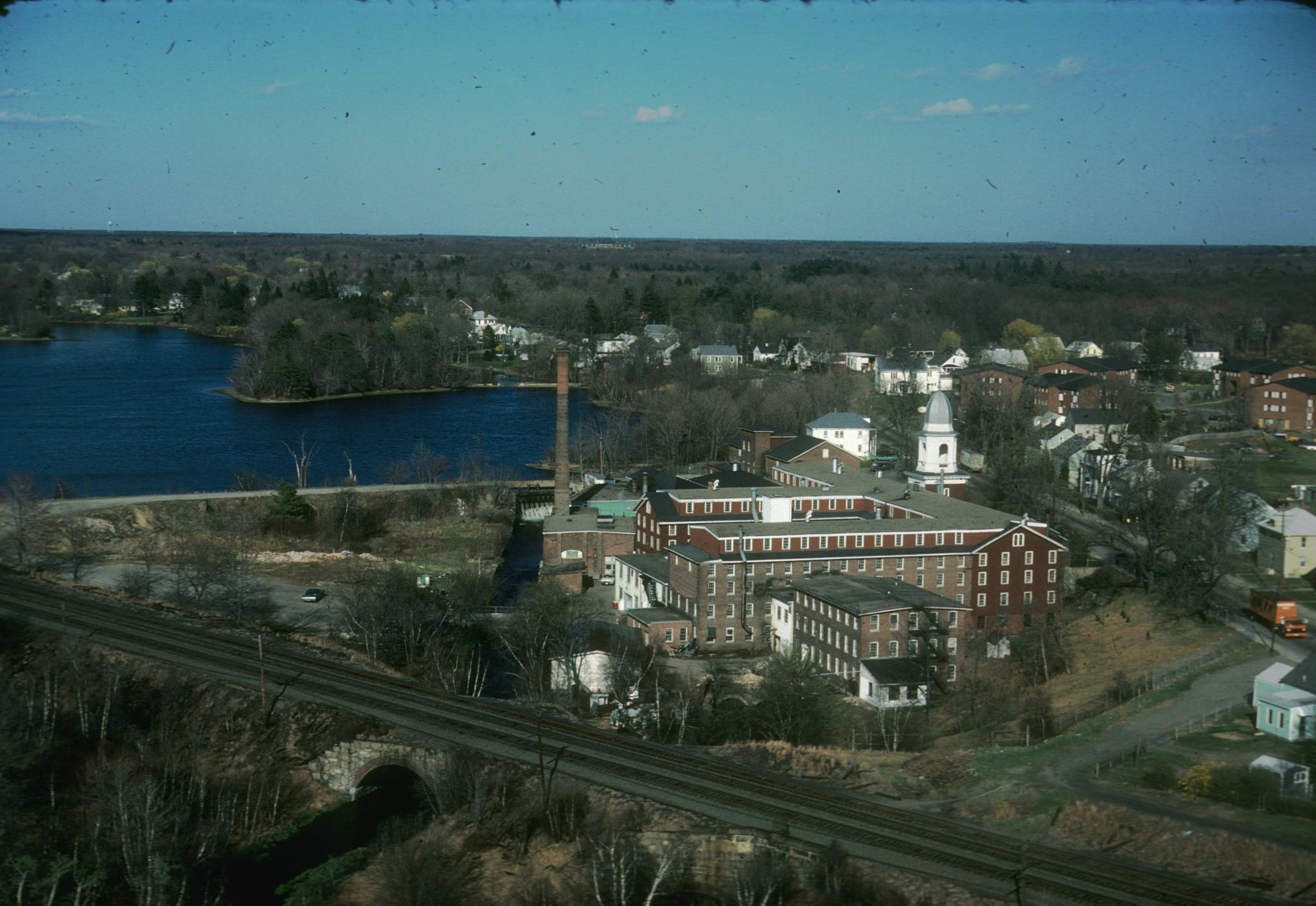 Aerial photograph of the mill.