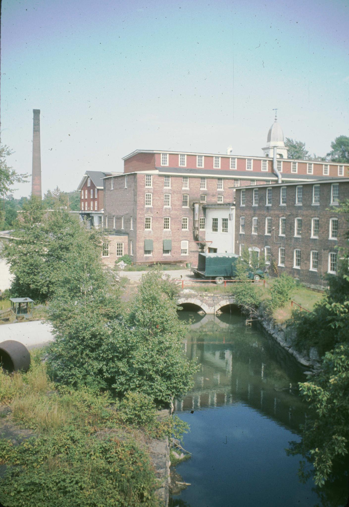 Photograph of the mill showing the tailrace.