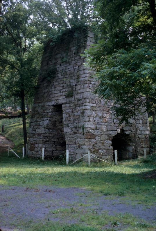 Stone iron furnace near Bloomery, WV