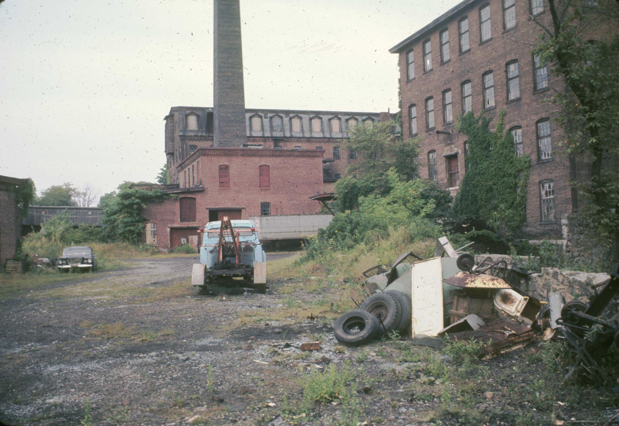 Photograph of the back of the mill.