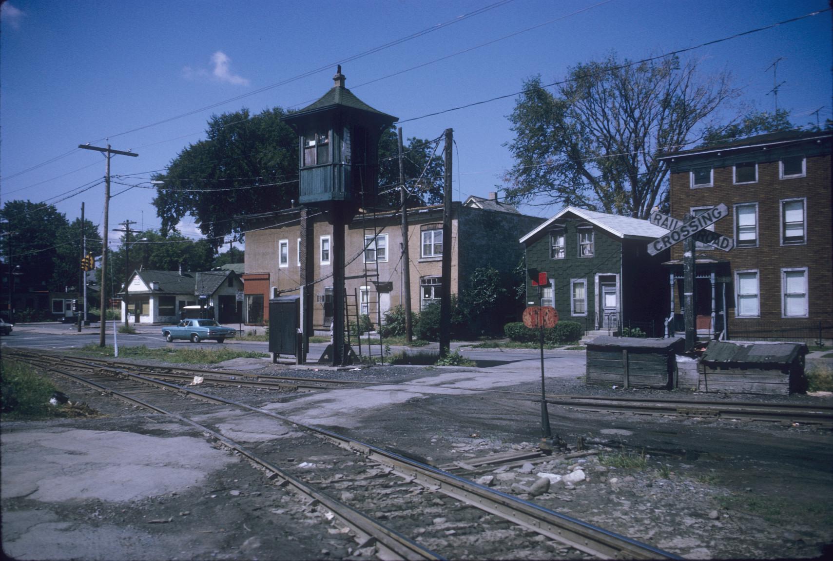 \"Birdhouse\" railroad crossing control towerSchuyler Street &…