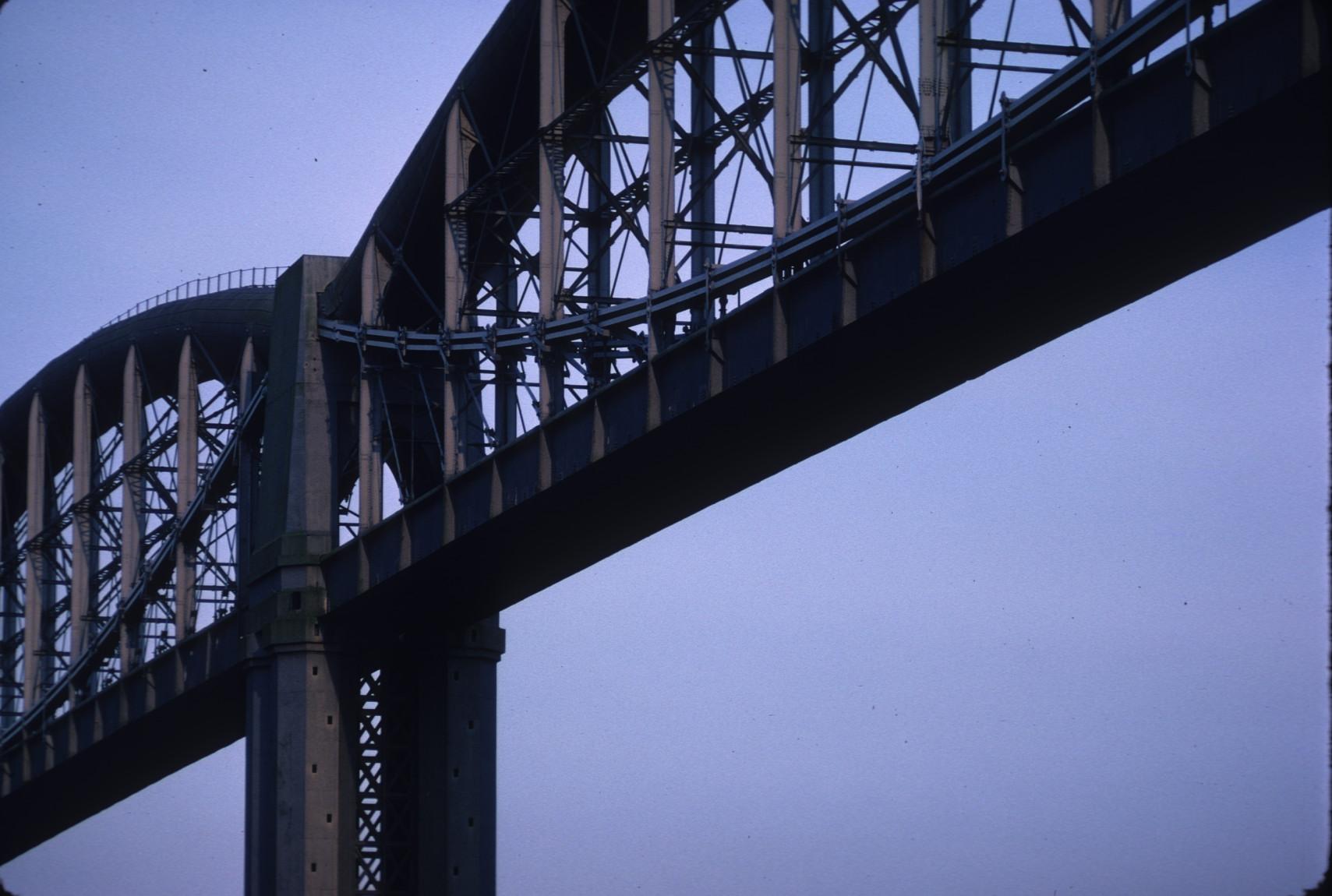 View of the Royal Albert Bridge, presumably the North face.