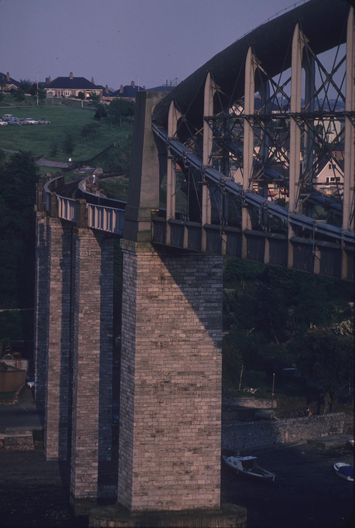 Royal Albert Bridge over the River Tamar.