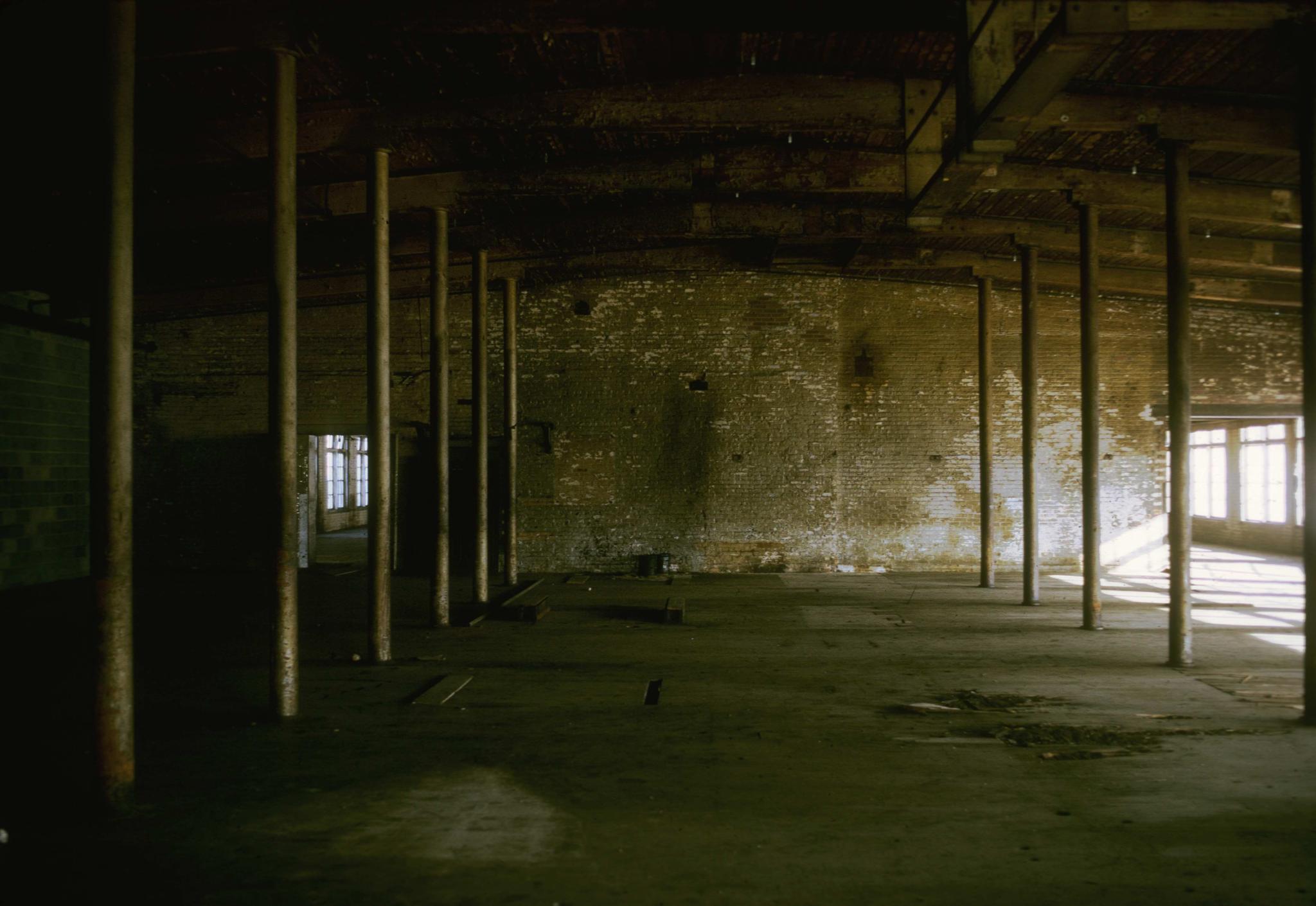 Photograph of the interior of the mill.