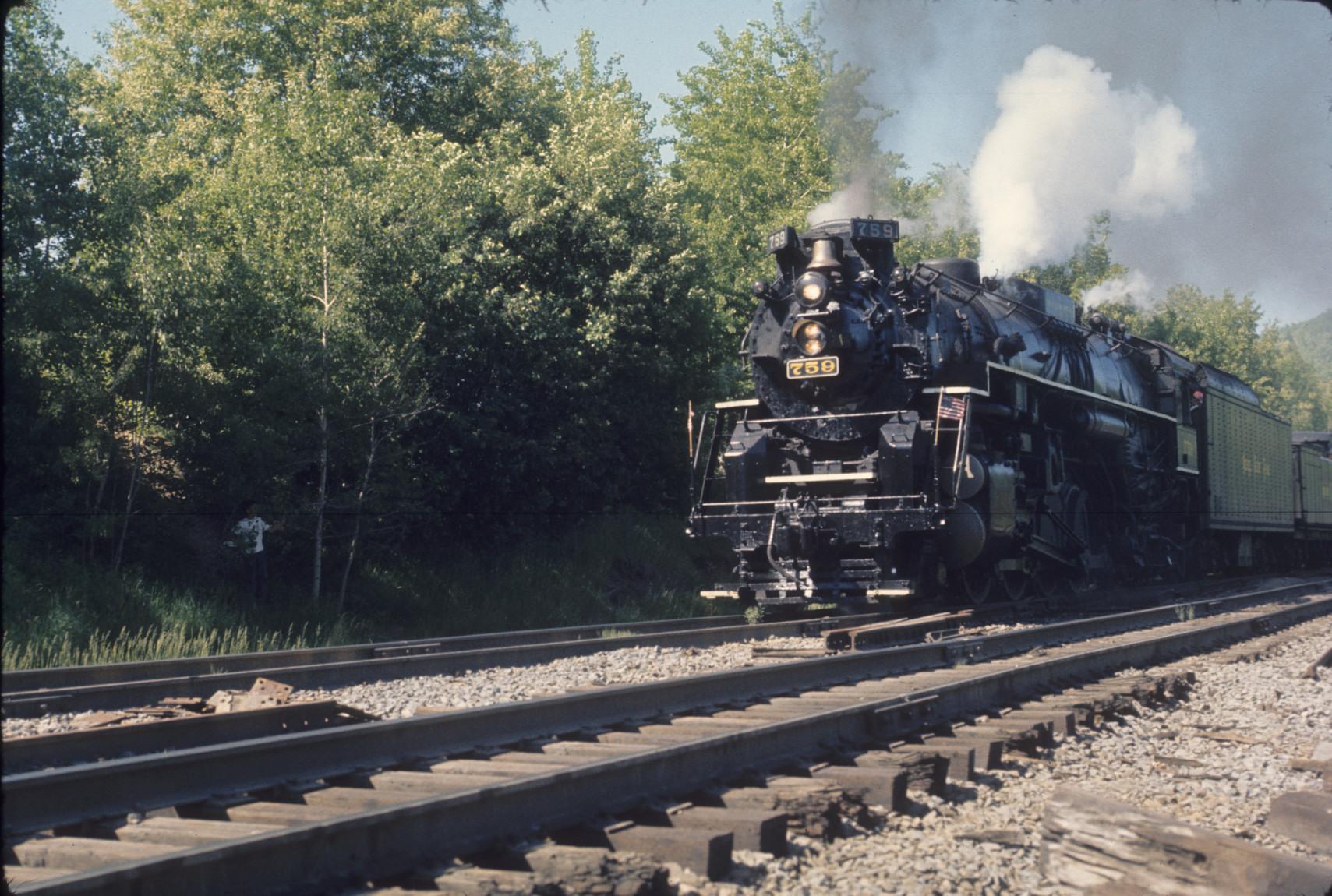 Excursion train at Gulf Summit Pennsylvania