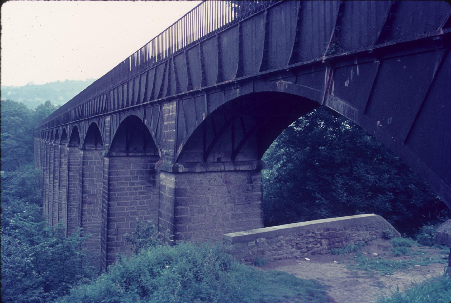 Aqueduct over the River Dee, Llangollen, North Wales. Designed by Thomas…