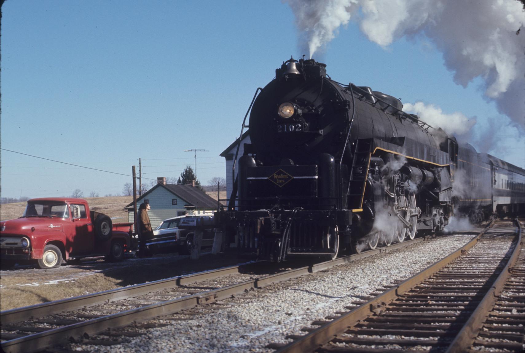 Engine 2102 at Gettysburg Pennsylvania