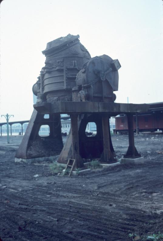 Bessemer converter from A.M. Byers Pipe Company relocated at the Pittsburgh and…