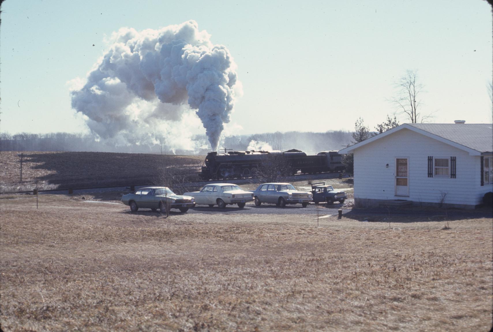 Engine 2102 (identified as 2101 on slide) at Reisterstown Maryland