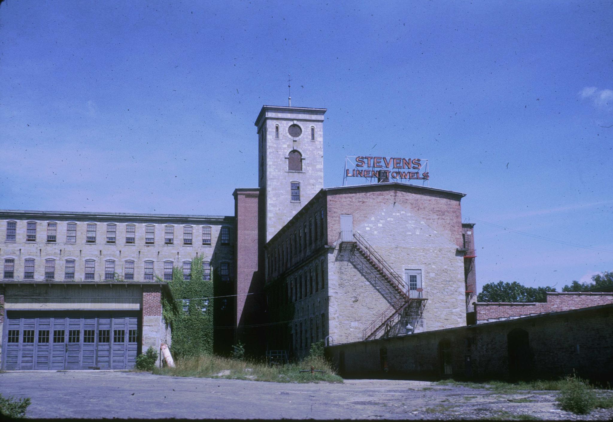 Photograph of the mill showing the tower.