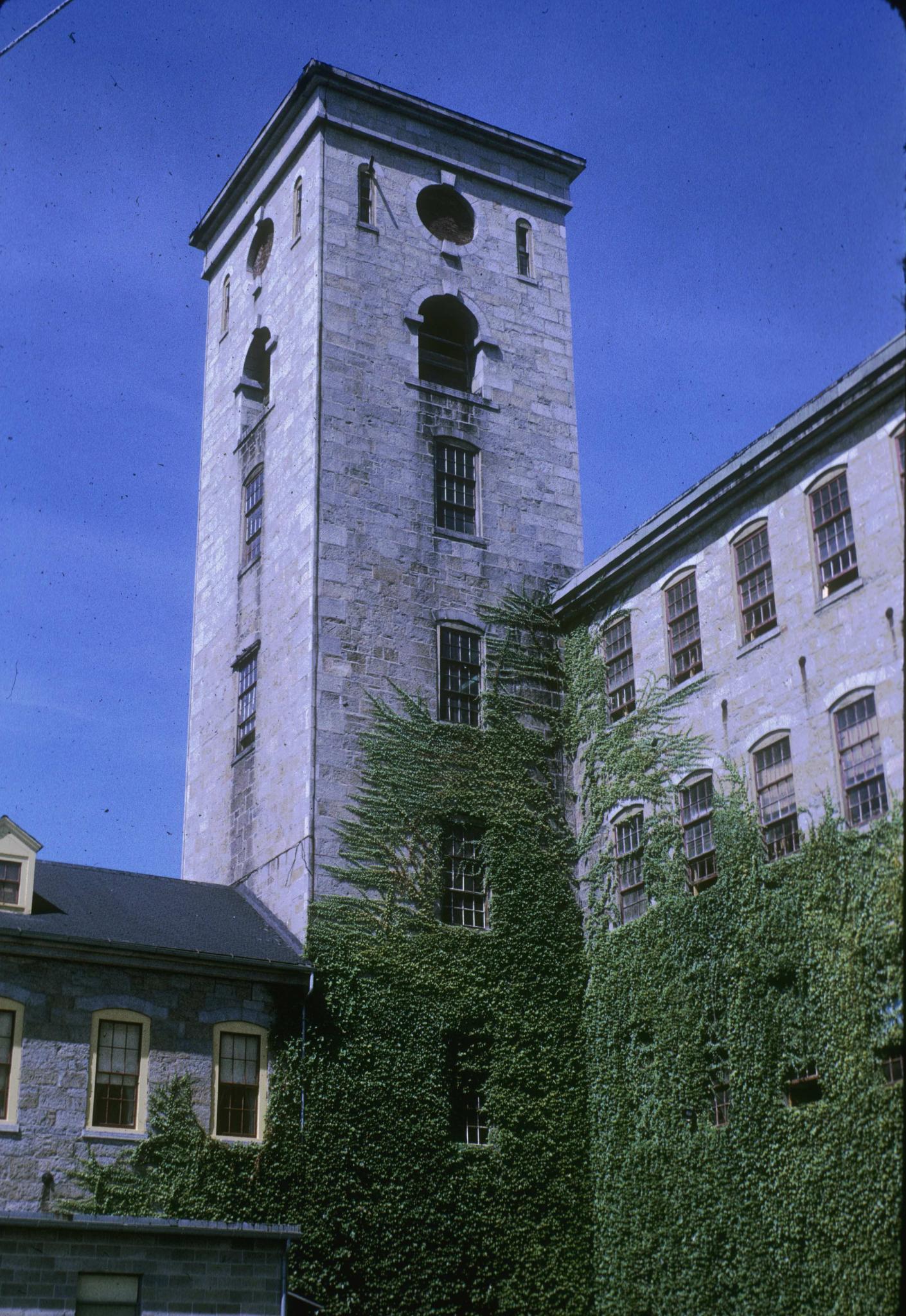 Photograph of the mill's tower.