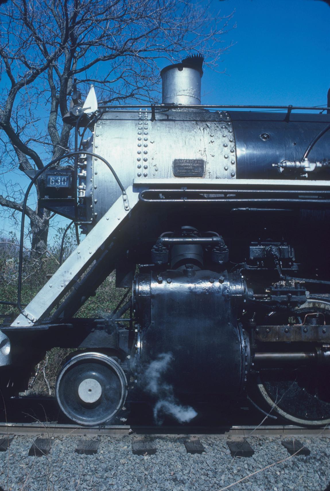 Engine 630 2-8-0 (front) at Belvoir VirginiaBuilt 1904 by Alco-Richmond