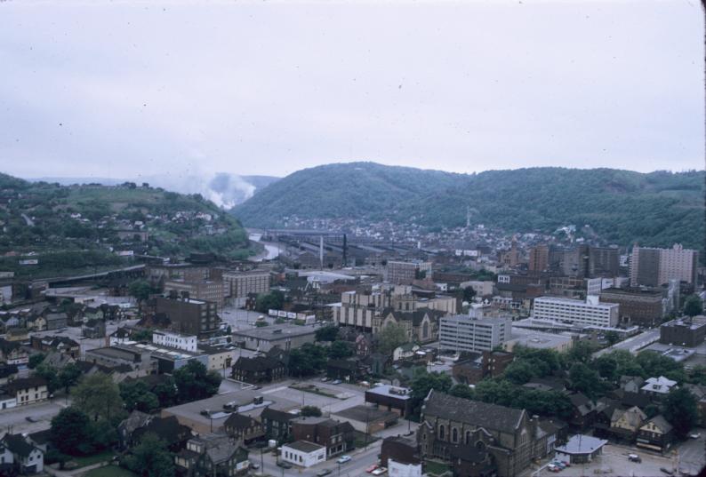 Overview of Johnstown, Pennsylvania.